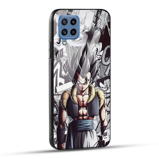 Samsung Galaxy M32 / Samsung Galaxy F22 Back Cover Looking Angry Printed Glass Case