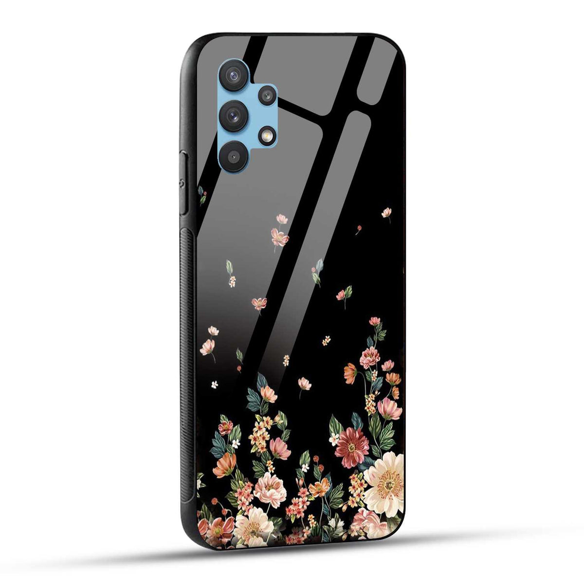 Samsung Galaxy A32 Back Cover Flowers Girly Printed Glass Case