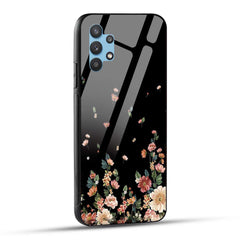 Samsung Galaxy A32 Back Cover Flowers Girly Printed Glass Case