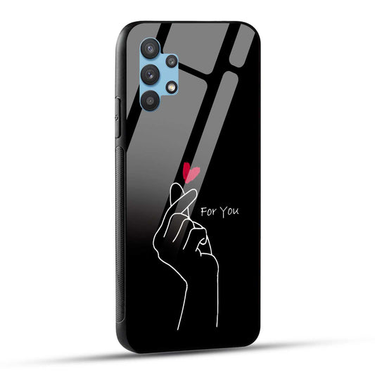Samsung Galaxy A32 Back Cover For You Printed Glass Case