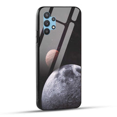 Samsung Galaxy A32 Back Cover Galaxy Space Printed Glass Case