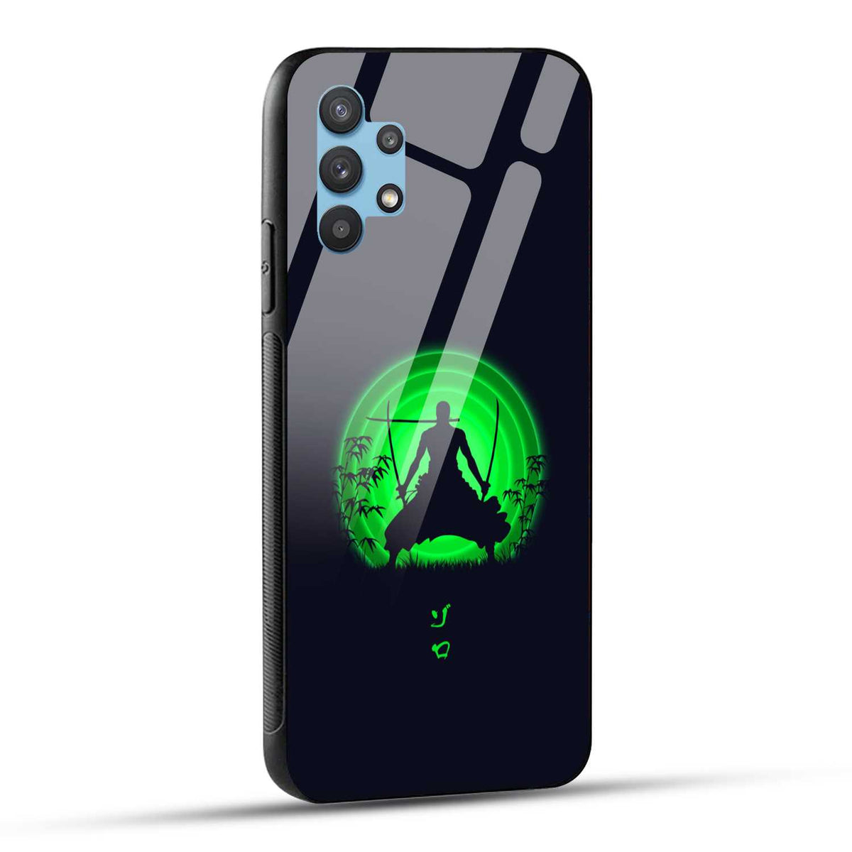 Samsung Galaxy A32 Back Cover Zoro Printed Glass Case