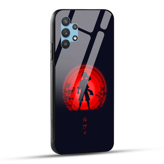 Samsung Galaxy M32 5G Back Cover Luffy Printed Glass Case
