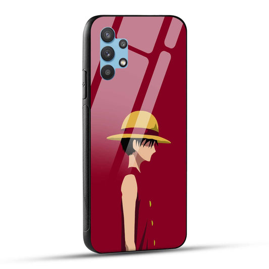 Samsung Galaxy M32 5G Back Cover Luffy Printed Glass Case