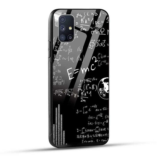 Samsung Galaxy M51 Back Cover Formulas Glass Case