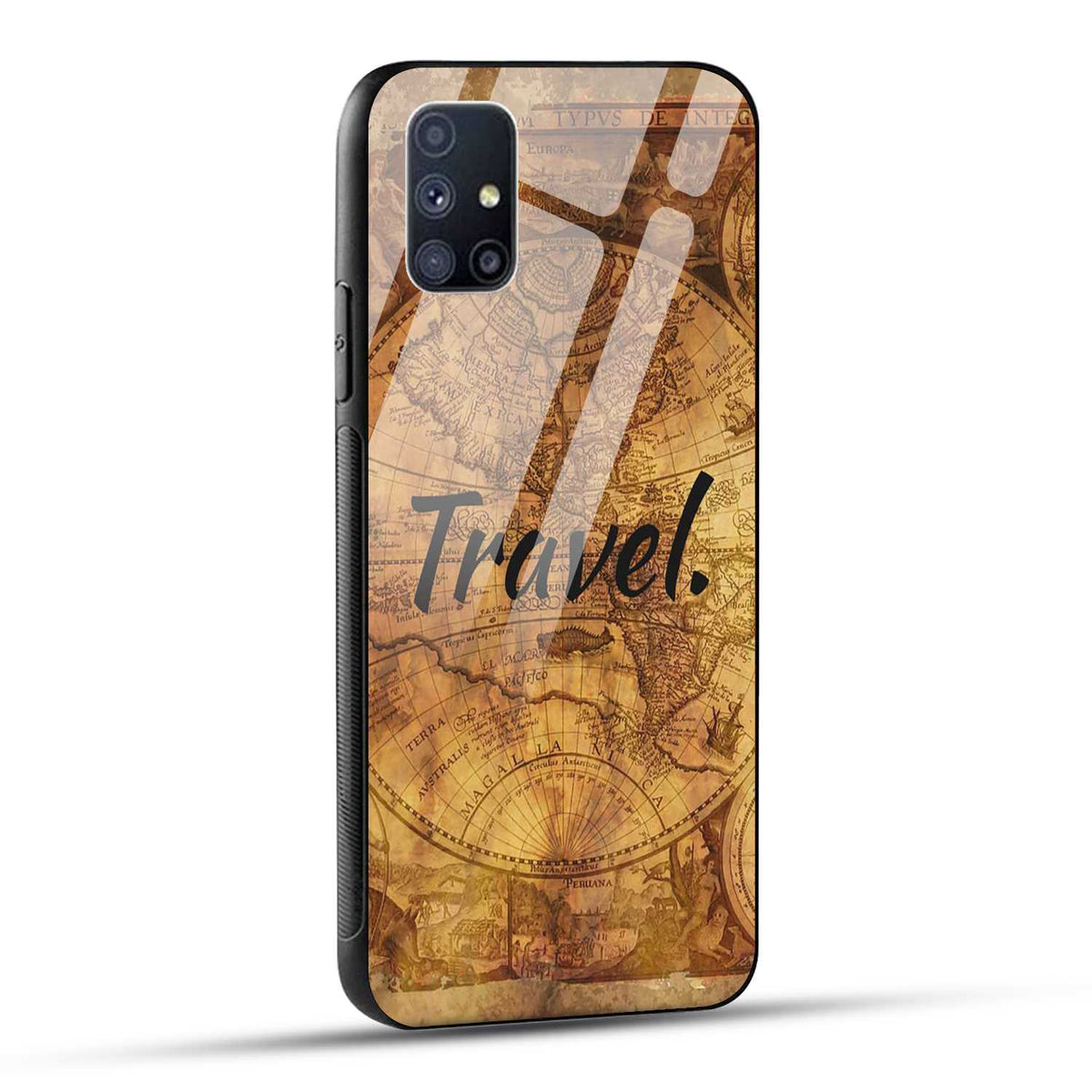Samsung Galaxy M51 Back Cover Travel Printed Glass Case