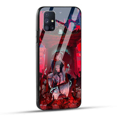Samsung Galaxy M51 Back Cover Sukuna Printed Glass Case