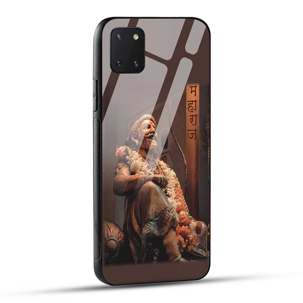 Samsung Galaxy Note 10 Lite Back Cover Chatrapati Raje Shivaji Maharaj Glass Case