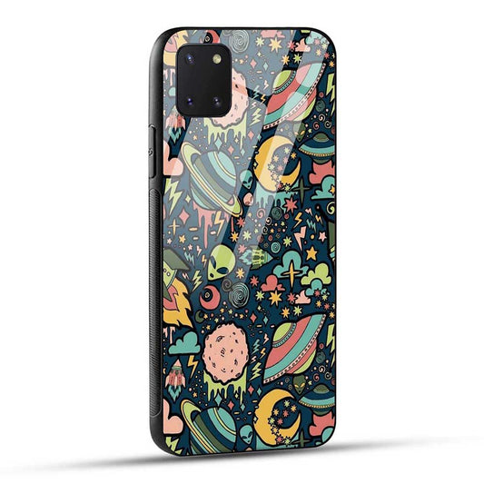 Samsung Galaxy Note 10 Lite Back Cover Alien Glass Case