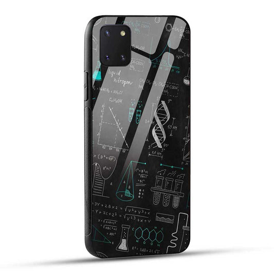 Samsung Galaxy Note 10 Lite Back Cover Geometric Board Glass Case