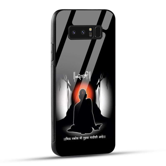 Samsung Galaxy Note 8 Back Cover Shree Swami Samarth Printed Glass Case