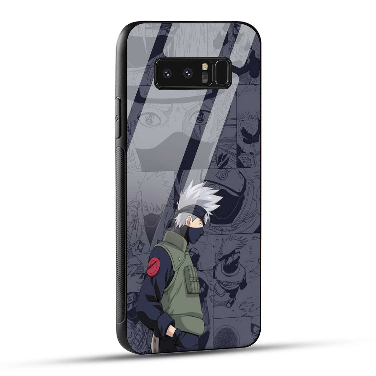 Samsung Galaxy Note 8 Back Cover Kakashii Printed Glass Case