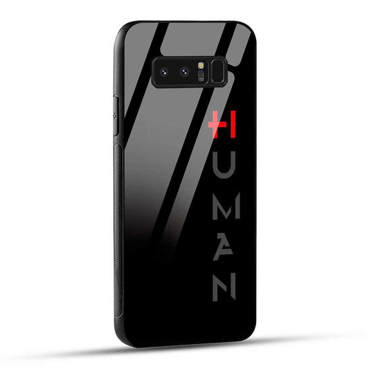 Samsung Galaxy Note 8 Back Cover Human Glass Case