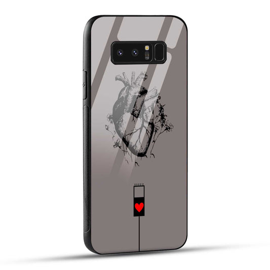 Samsung Galaxy Note 8 Back Cover Colorful Watercolor Painting Printed Glass Case