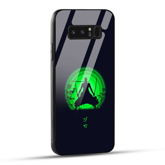 Samsung Galaxy Note 8 Back Cover Zoro Printed Glass Case