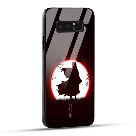 Samsung Galaxy Note 8 Back Cover Itachi Uchiha Printed Glass Case