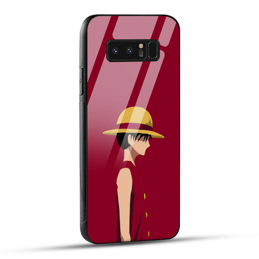Samsung Galaxy Note 8 Back Cover Luffy Printed Glass Case