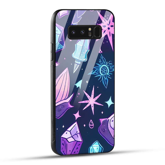 Samsung Galaxy Note 8 Back Cover Stones Of Ancestors Printed Glass Case