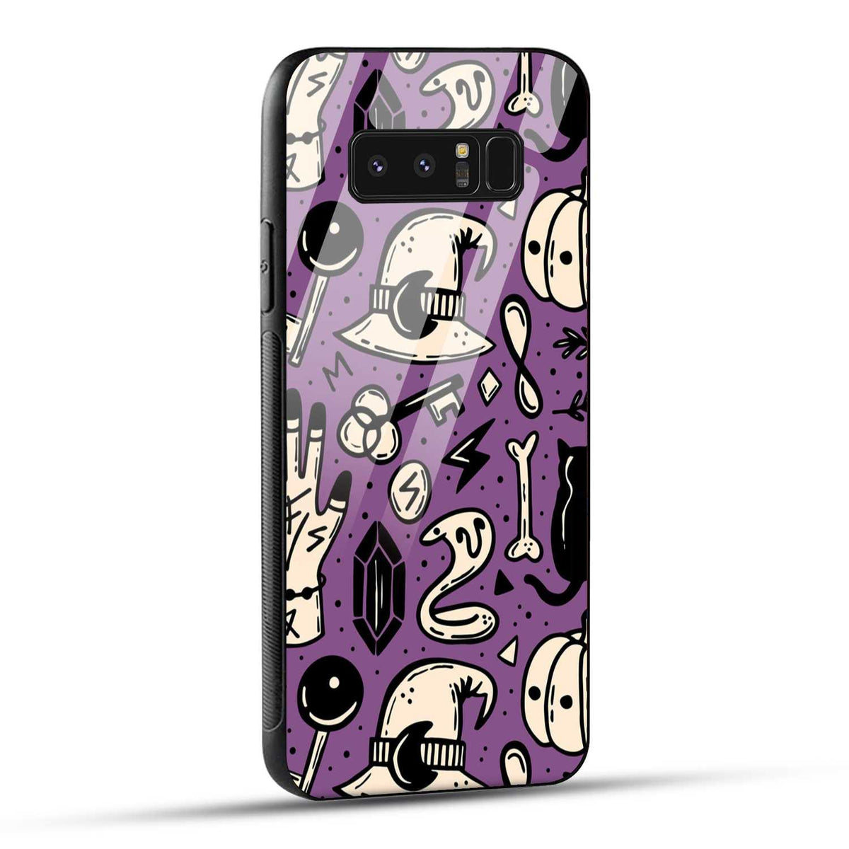 Samsung Galaxy Note 8 Back Cover Aethetic Texture Printed Glass Case