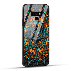 Samsung Galaxy Note 9 Back Cover Attractive Owl Printed Glass Case