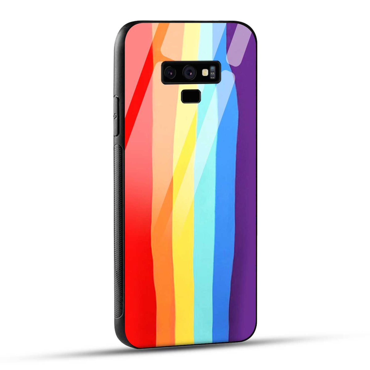 Samsung Galaxy Note 9 Back Cover Rainbow Color Printed Glass Case
