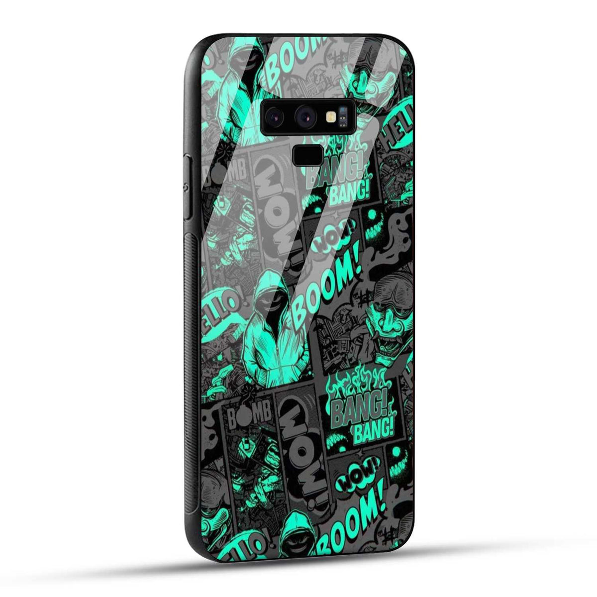 Samsung Galaxy Note 9 Back Cover Boom Printed Glass Case