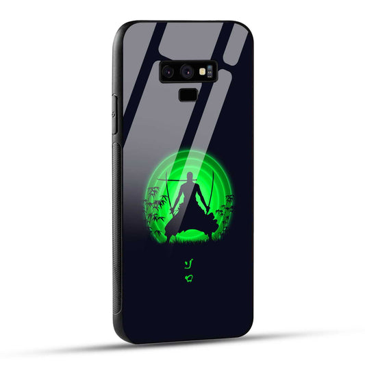 Samsung Galaxy Note 9 Back Cover Zoro Printed Glass Case