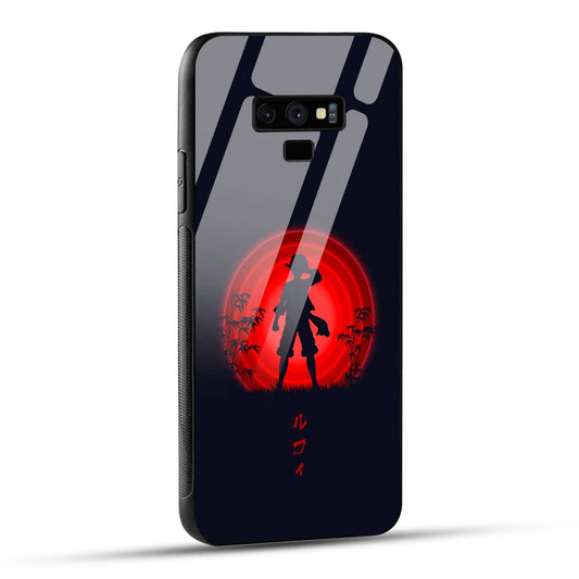 Samsung Galaxy Note 9 Back Cover Luffy Printed Glass Case