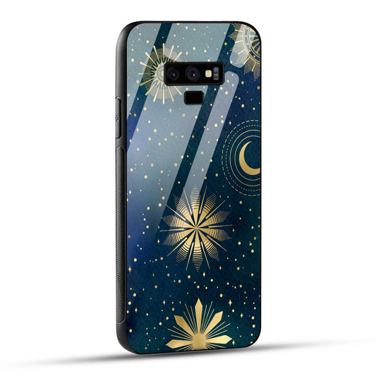 Samsung Galaxy Note 9 Back Cover Art Of Moon Printed Glass Case