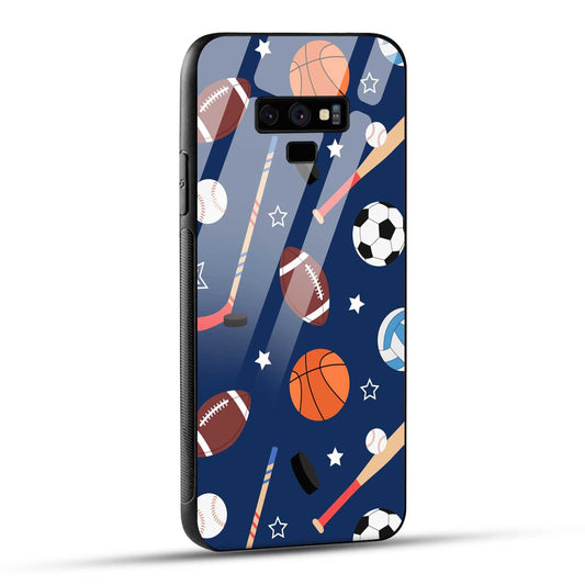 Samsung Galaxy Note 9 Back Cover Every Sports Matter Printed Glass Case