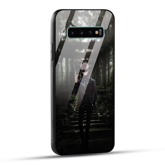 Samsung Galaxy S10 Plus Back Cover Gojo Printed Glass Case