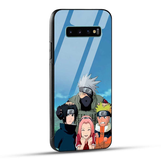 Samsung Galaxy S10 Plus Back Cover Kakashi Printed Glass Case