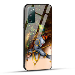 Samsung Galaxy S20 FE / S20 FE 5G Back Cover Lord Krishna with Flute Glass Case