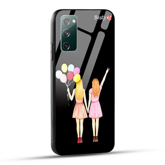Samsung Galaxy S20 FE / S20 FE 5G Back Cover Besties Forever Glass Case