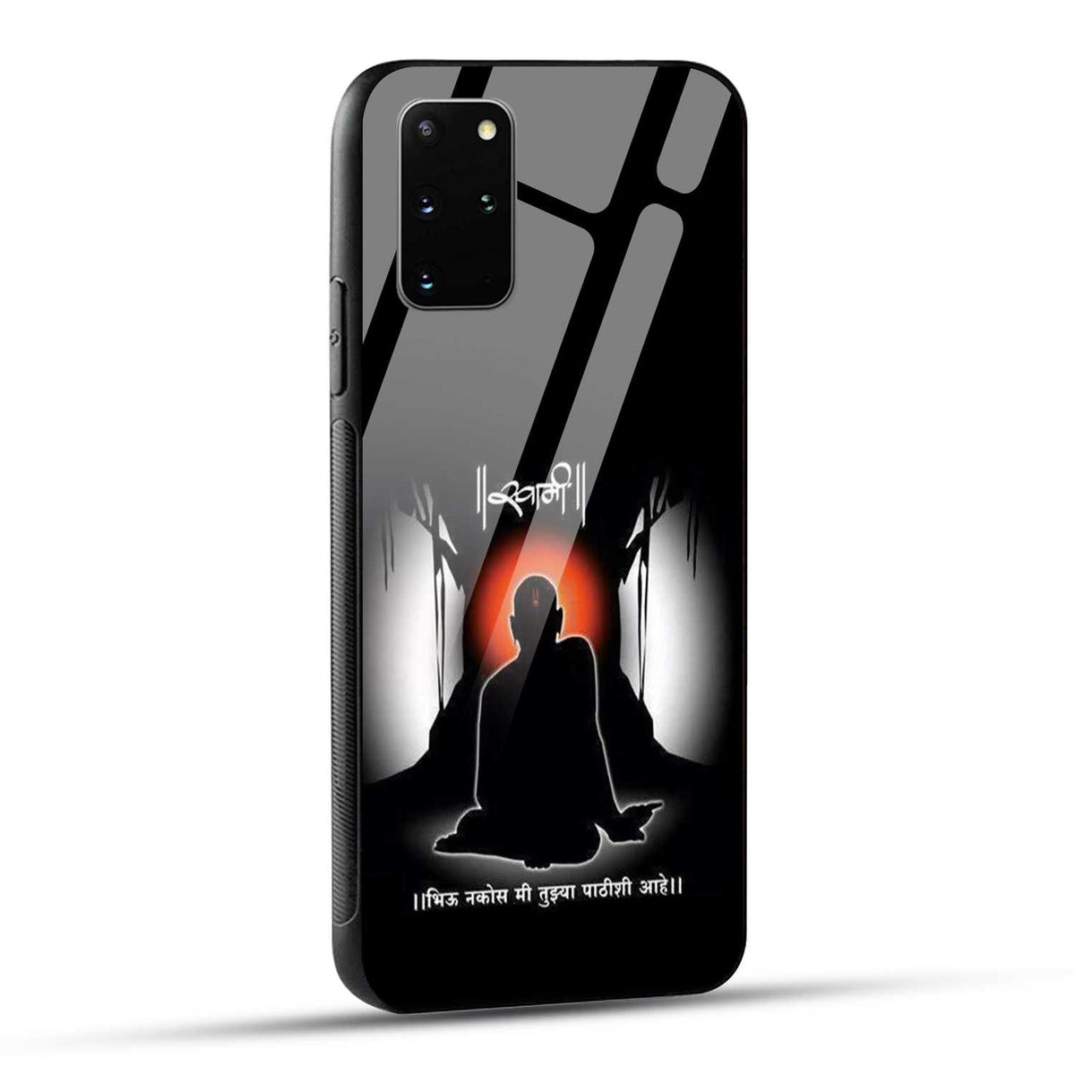 Samsung Galaxy S20 Plus Back Cover Shree Swami Samarth Printed Glass Case