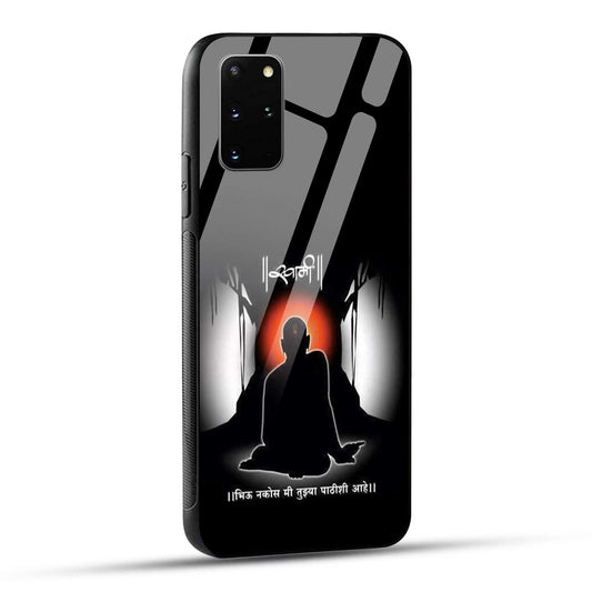 Samsung Galaxy S20 Plus Back Cover Shree Swami Samarth Printed Glass Case