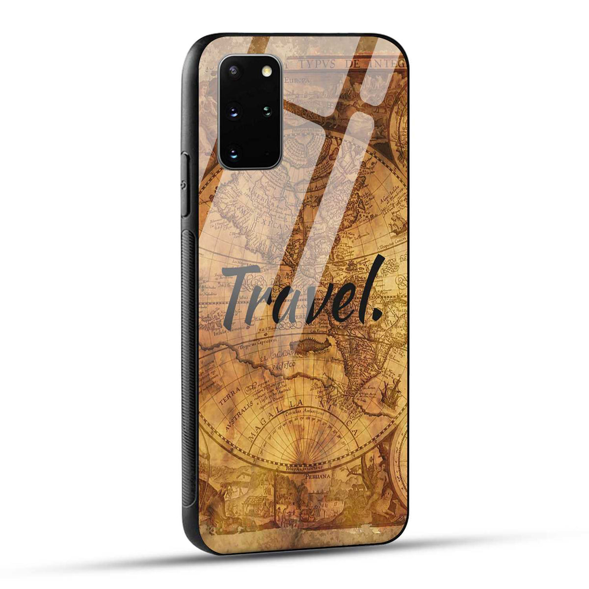 Samsung Galaxy S20 Plus Back Cover Travel Printed Glass Case