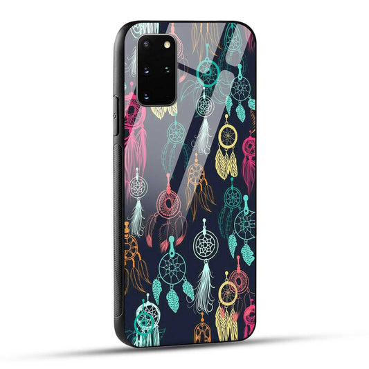 Samsung Galaxy S20 Plus Back Cover Dreamcatcher Printed Glass Case