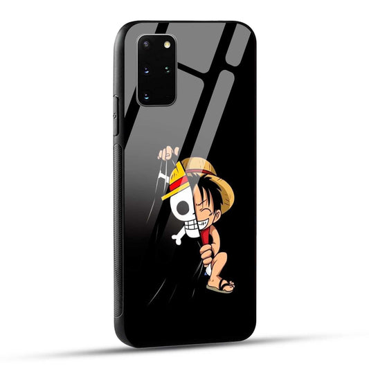 Samsung Galaxy S20 Plus Back Cover Luffy Printed Glass Case