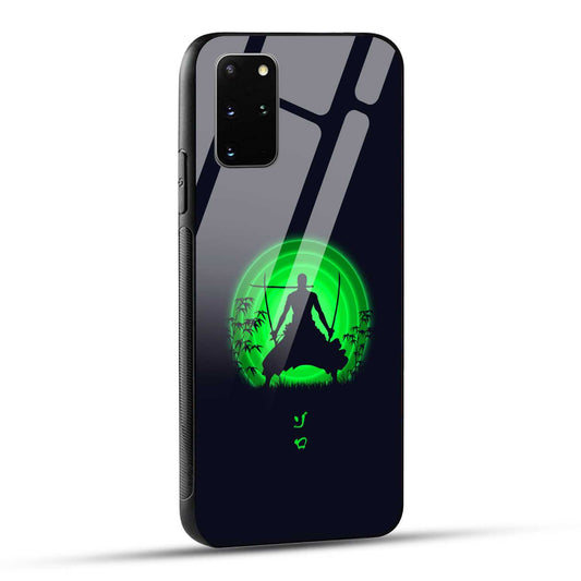 Samsung Galaxy S20 Plus Back Cover Zoro Printed Glass Case