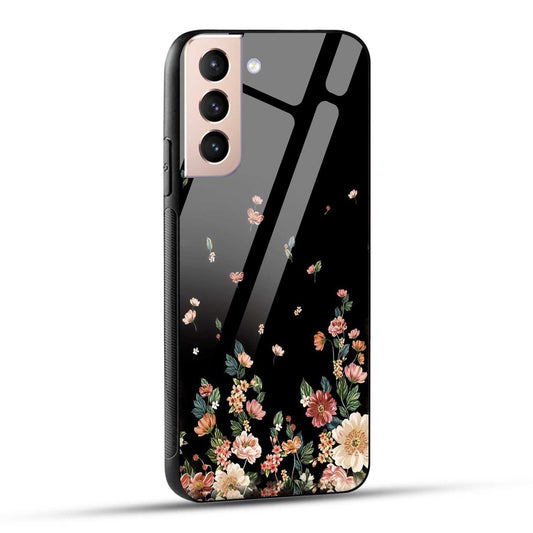 Samsung Galaxy S21 5G Back Cover Flowers Girly Printed Glass Case