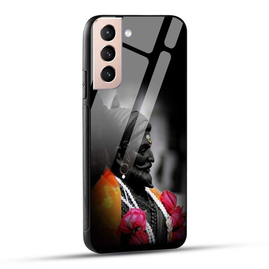 Samsung Galaxy S21 5G Back Cover Chatrapati Shivaji Maharaj Raje Printed Glass Case