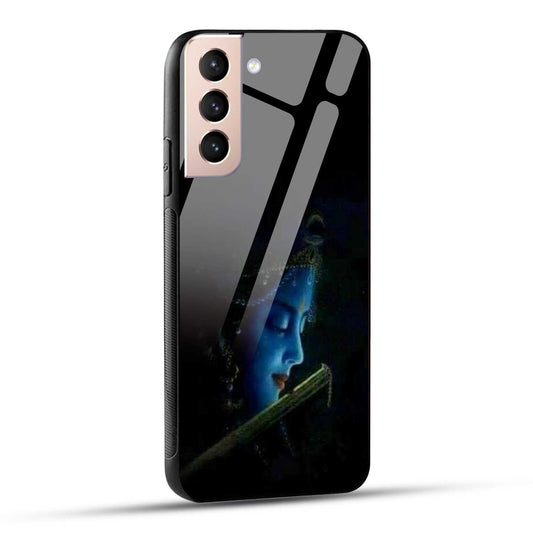 Samsung Galaxy S21 5G Back Cover Lord Krishna Printed Glass Case