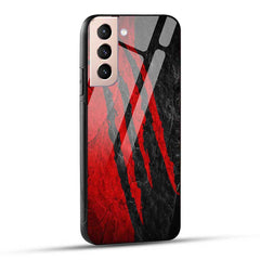 Samsung Galaxy S21 5G Back Cover Red Glass Case