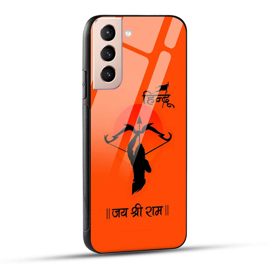 Samsung Galaxy S21 5G Back Cover Jai Shree Ram Printed Glass Case