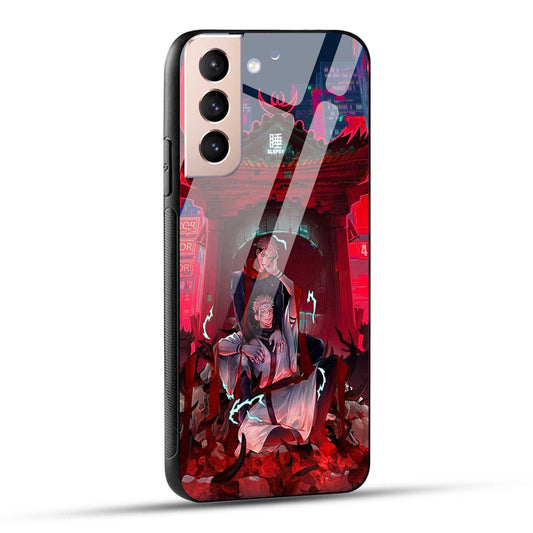 Samsung Galaxy S21 5G Back Cover Sukuna Printed Glass Case
