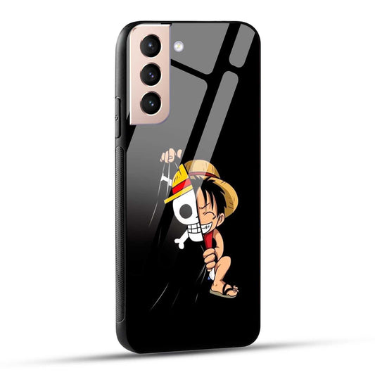 Samsung Galaxy S21 5G Back Cover Luffy Printed Glass Case