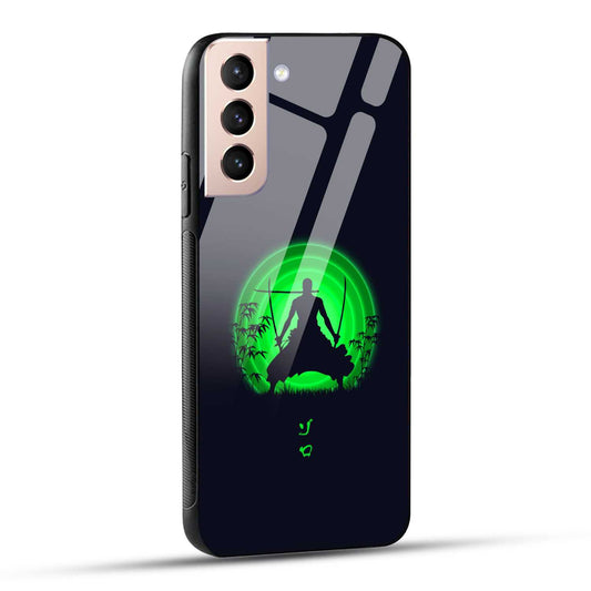 Samsung Galaxy S21 5G Back Cover Zoro Printed Glass Case