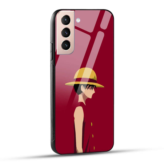 Samsung Galaxy S21 5G Back Cover Luffy Printed Glass Case