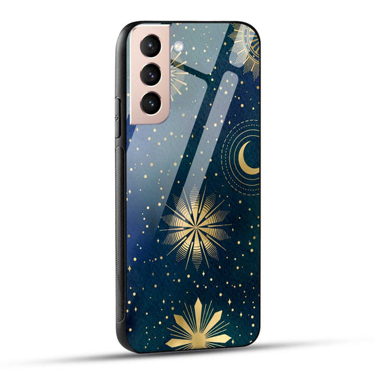 Samsung Galaxy S21 5G Back Cover Art Of Moon Printed Glass Case